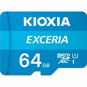 Карта пам'яті Kioxia 64GB microSDXC class 10 UHS-I Exceria (LMEX1L064GG2) зображення 1