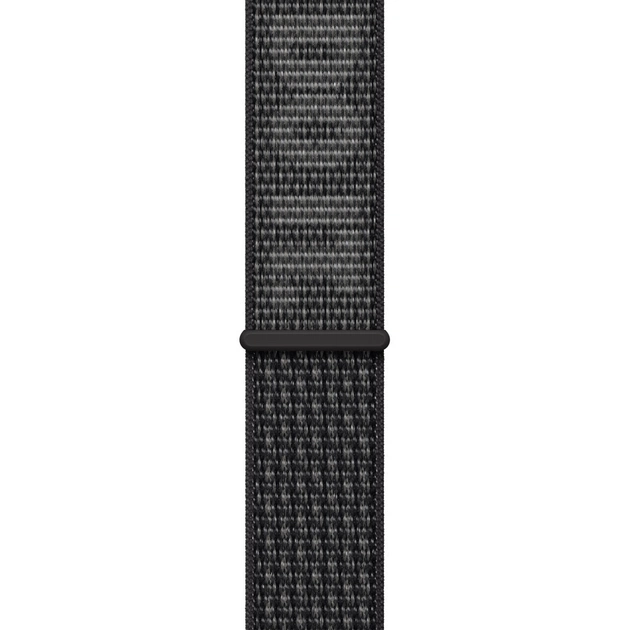 Ремінець до смарт-годинника Apple 45mm Nike Sport Loop Black/Summit White (MPJ13ZM/A) - изображение 1