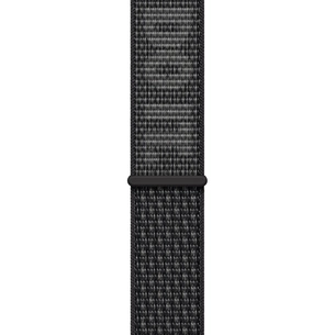 Ремінець до смарт-годинника Apple 45mm Nike Sport Loop Black/Summit White (MPJ13ZM/A) зображення 1