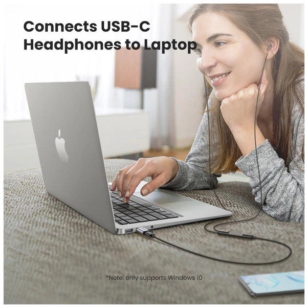 Перехідник USB 3.0 AM to USB-C F gray Ugreen (50533) - picture 5