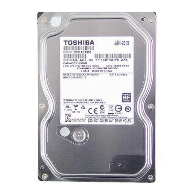 Жорсткий диск 3.5" 500Gb Toshiba (DT01ABA050V) - изображение 1