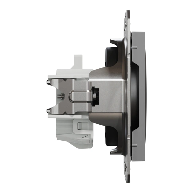 Розетка Schneider Electric ASFORA без заземлення антрацит (EPH3000171) - зображення 3