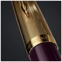 Ручка кулькова Parker 51 Deluxe Plum GT BP (57 132) - зменшене зображення 3