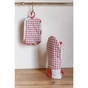 Кухонна прихватка Прованс Набір рукавиця 29х15 та прихватка 15х20 Коралова клітинка (035661) - уменьшенное изображение 3