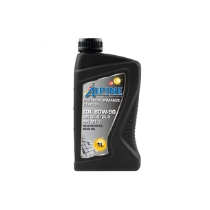 Трансмісійна олива Alpine Gear Oil 80W-90 TDL GL-4/GL-5 1л (0725-1) зображення 1