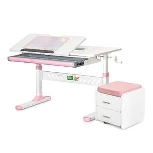 Парта ErgoKids (S) TH-310 (парта+тумба) (TH-310 + BD C3_PINK) зображення 1