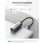 Перехідник USB 3.0 AM to RJ45 Ethernet 1000Mbps CM209 Ugreen (50922) - уменьшенное изображение 7