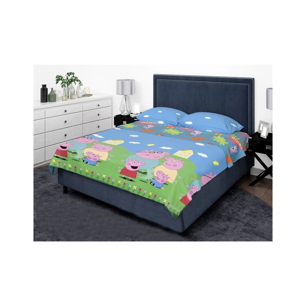 Постільна білизна MirSon Бязь 17-0507 Peppa Двоспальний (2200003623857) - зображення 1