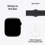 Смарт-годинник Apple Watch Series 10 GPS + Cellular 42mm Natural Titanium Case with Stone Grey Sport Band - S/M (MWXD3QH/A) - зменшене зображення 9