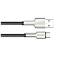 Дата кабель USB 2.0 AM to USB-C 1.0m head metal black ColorWay (CW-CBUC046-BK) - уменьшенное изображение 4
