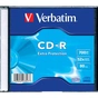 Диск CD Verbatim CD-R 700Mb 52x 1шт Slim Case (43347-1disk) - уменьшенное изображение 1