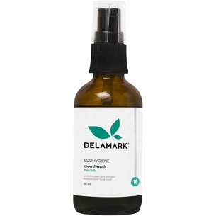 Ополіскувач для порожнини рота DeLaMark Трав'яний з профілактичною дією 50 мл (4820152332417) изображение 1