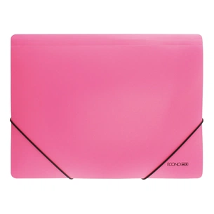 Папка на резинках Economix А4 фактура "помаранч", рожева (E31633-09) зображення 1