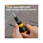 Викрутка Deli двостороння з тріскачкою, 2 біти 6/PH2 x 85 мм (DL626010) - зменшене зображення 3