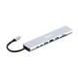 Концентратор 2E USB-C 8-in-1 1xUSB 2.0 + 1xUSB 3.0 + 2xUSB-C PD + HDMI + microSD/SD + 1xRJ45 0.13m gray (2E-W2681) - зменшене зображення 1