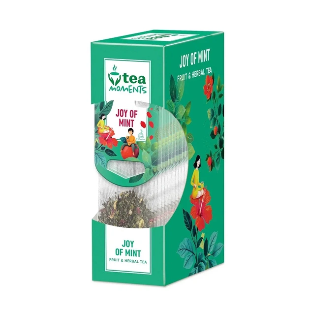 Чай Tea Moments Joy of Mint 15х2.2 г (tm.04955) - изображение 5