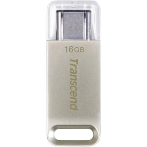 USB флеш накопичувач Transcend 16GB JetFlash 850 Metal USB 3.1 Type-C (TS16GJF850S) зображення 1