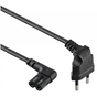 Кабель живлення C7 0.5m 0.5mm2 Merlion (PC-184/2 CEE7/16-C7 CU5) - зменшене зображення 1