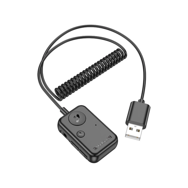 FM модулятор BOROFONE BC49, Black, Box - picture 3