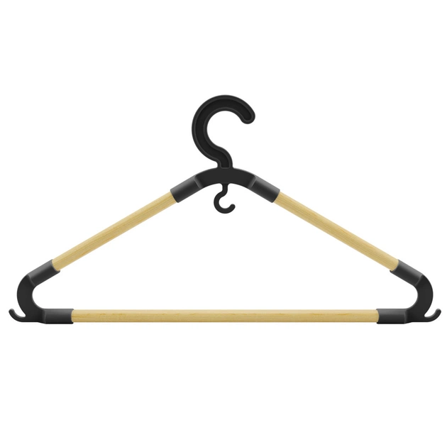 Плічка Simplex Дерев'яні 3 шт. (ASK-4303) - picture 1