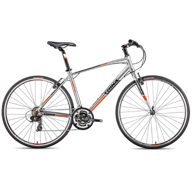 Велосипед Trinx Free 1.0 700C*470 Grey-Black-Red (10030044) - изображение 1