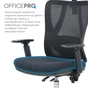 Крісло офісне OfficePro Aero OC490B Black - зменшене зображення 10