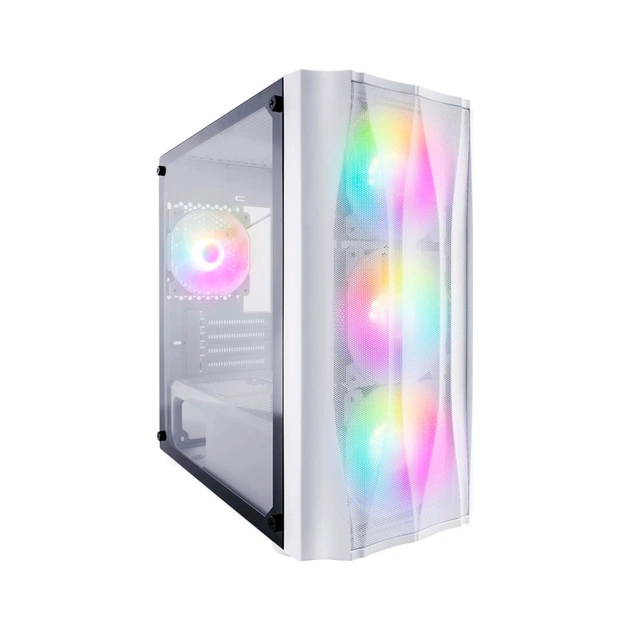 Корпус 1stPlayer X3-M-4F1-W-WH - изображение 1