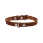 Нашийник для тварин Collar одинарний Ш 20 мм Д 32-40 см коричневий (01336) - зменшене зображення 2