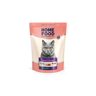 Сухий корм для кішок Home Food For British and Scottish breeds/for large breeds з індичкою та качкою 400 г (4820235021016) зображення 1