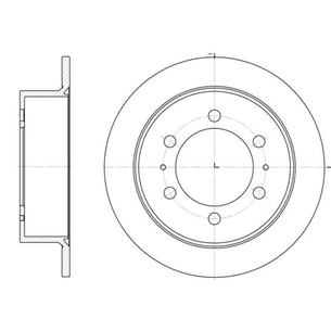 Гальмівний диск REMSA 6784.00 зображення 1
