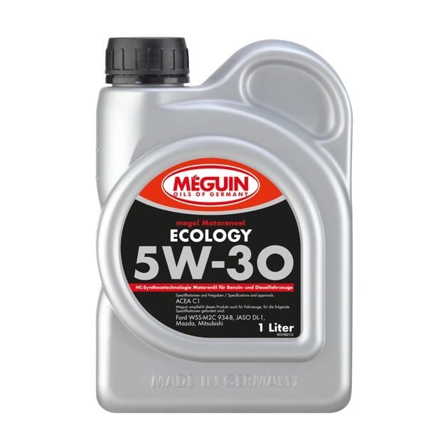 Моторна олива Meguin ECOLOGY SAE 5W-30 1л (3189) - изображение 1