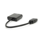 Перехідник HDMI M to VGA F + Audio 0.1m 4K/2K black Voltronic (YT-C-HDMI(M)/VGA(F)+AUX-B) - зменшене зображення 2