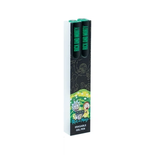Ручка гелева Kite пиши-стирай Rick and Morty синя, 2 шт у пеналі (RM24-069) зображення 1