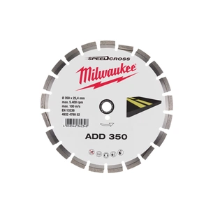 Круг відрізний Milwaukee алмазний ADD 350 для асфальту (4932478952) зображення 1