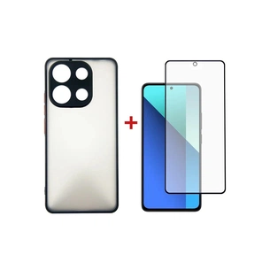 Чохол до мобільного телефона Dengos Kit for Xiaomi Redmi Note 13 4G case + glass (Black) (DG-KM-66) зображення 1
