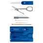Ніж Victorinox SwissCard Transparent Blue (0.7122.T2) - зменшене зображення 1