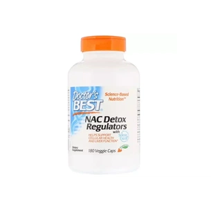 Вітамін Doctor's Best N-Ацетилцистеїн, NAC Detox Regulators, 180 гелевих капсул (DRB-00517) зображення 1