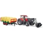 Спецтехніка Bruder Case IH Optum 300CVX з причепом для тюків (03198) - зменшене зображення 3