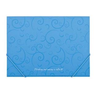 Папка на резинках Buromax А4, BAROCCO, sky-blue (BM.3914-14) зображення 1