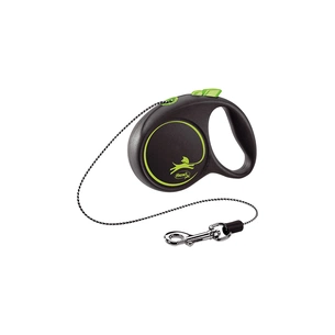 Повідець для собак Flexi Black Design XS трос 3 м (зелений) (4000498033227) зображення 1