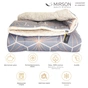 Ковдра MirSon антиалергенна Зима EcoSilk №3008 Color Fun Line Geometry 110х140 (2200004814148) - зменшене зображення 2