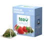 Чай Tea Moments Sparkling Strawberry зелений 20х1.8 г пірамідки (tm.02920) - зменшене зображення 2