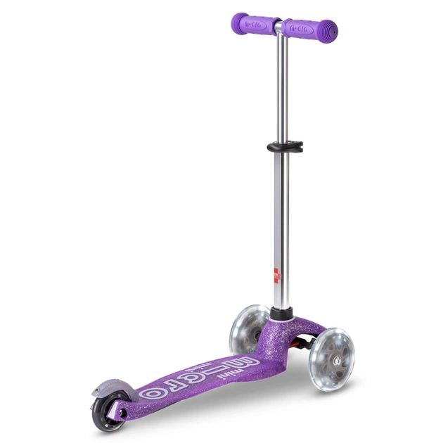 Самокат Micro Mini Deluxe Fairy Glitter LED Пурпуровий (MMD207) - picture 3