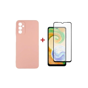 Чохол до мобільного телефона Dengos Samsung Galaxy A04s Case + Glass (Pink) (DG-KM-77) зображення 1
