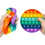 Антистрес Sibelly антистрес Pop It Rainbow Circle (SB-PPIT-RNB-CRCL) - зменшене зображення 3