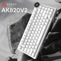 Клавіатура Ajazz AK820 V2 White Peach Switch Wireless/Bluetooth/USB UA White (AK820-V2-WP-S-W) - зменшене зображення 5