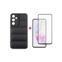 Чохол до мобільного телефона Dengos Kit for Samsung Galaxy A35 5G case + glass (Black) (DG-KM-56) - зменшене зображення 1