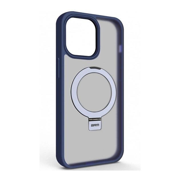 Чохол до мобільного телефона Armorstandart Unit Stand Apple iPhone 14 Pro Max Dark Blue (ARM70566) - зображення 1