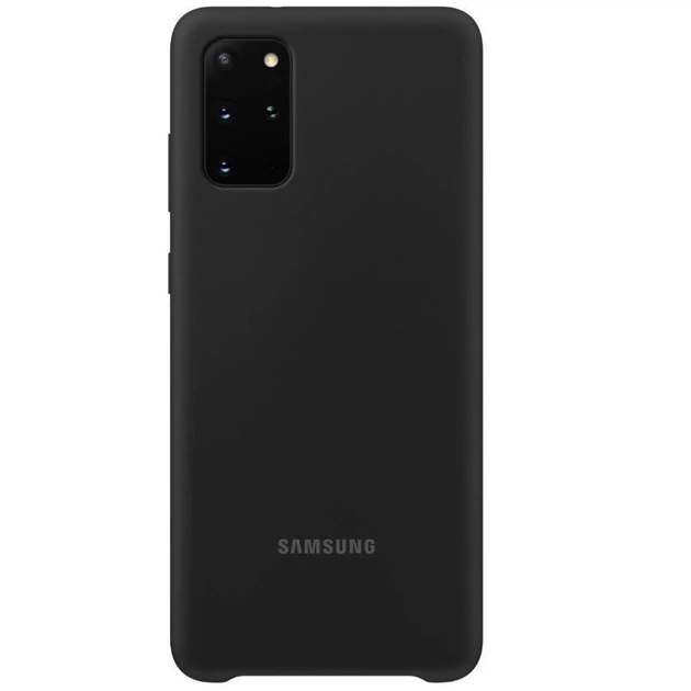 Чехол-накладка Samsung Silicone Cover для Samsung Galaxy S20+ SM-G985 Black (EF-PG985TBEGRU) - изображение 1