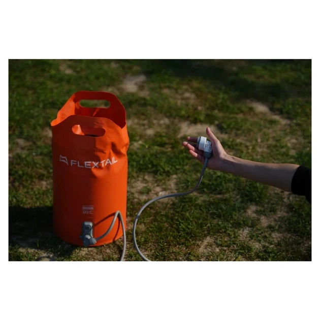 Душ портативний Flextail Tiny Shower Bucket із ємністю та насосом 20 л помаранчевий (TSB-700) - picture 8